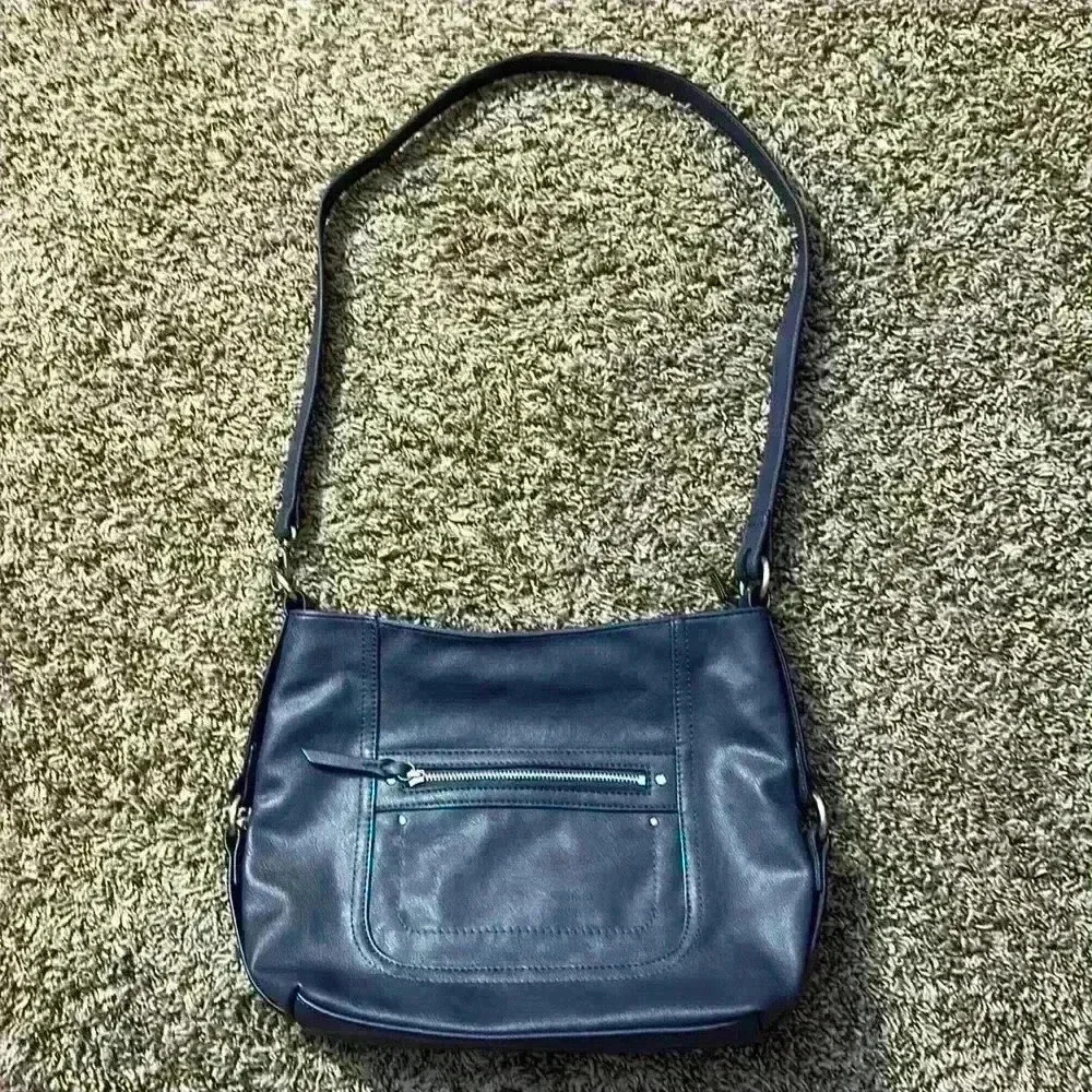 INC International Concepts Crossbody Blueish/Gray NWOT